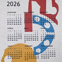MAKE + TAKE: 2026 TEA TOWEL CALENDAR